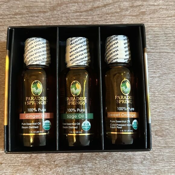 Paradise Springs 100% Pure Essential Oils Refresher Kit- New - Picture 3 of 4